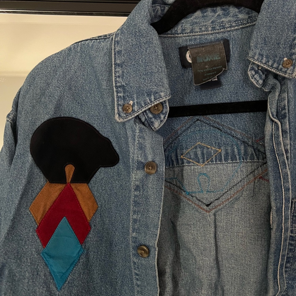 Vintage Three Rivers Patch Jean Jacket - image 2
